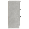 Senkit 2 kpl betoninharmaa 30x30x70 cm tekninen puu