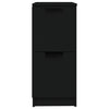 Senkit 2 kpl musta 30x30x70 cm tekninen puu