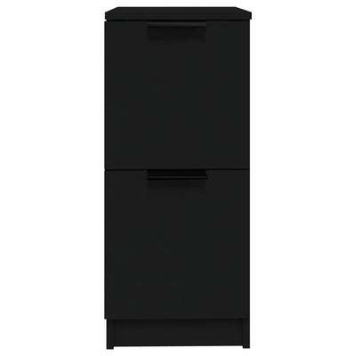 Senkit 2 kpl musta 30x30x70 cm tekninen puu