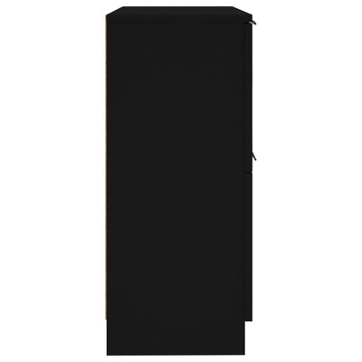 Senkit 2 kpl musta 30x30x70 cm tekninen puu