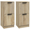 Senkit 2 kpl Sonoma-tammi 30x30x70 cm tekninen puu