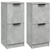 Senkit 2 kpl betoninharmaa 30x30x70 cm tekninen puu