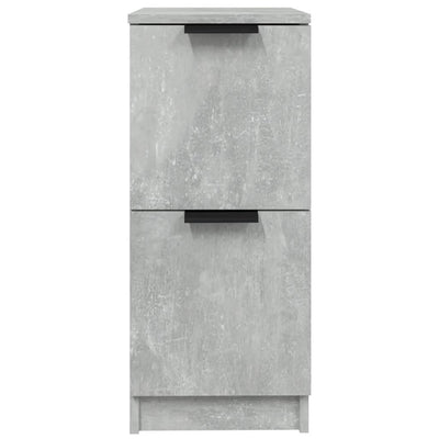 Senkit 2 kpl betoninharmaa 30x30x70 cm tekninen puu