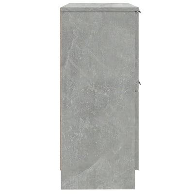 Senkit 2 kpl betoninharmaa 30x30x70 cm tekninen puu
