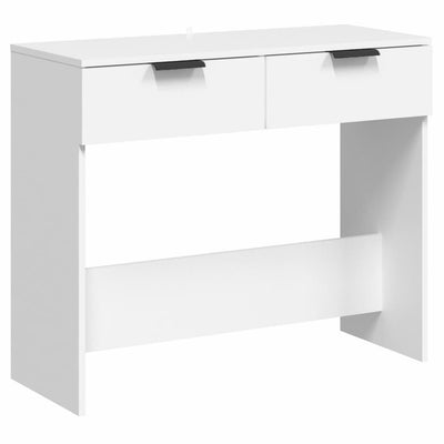 Konsolipöytä valkoinen 90x36x75 cm tekninen puu