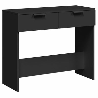Konsolipöytä musta 90x36x75 cm tekninen puu