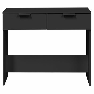 Konsolipöytä musta 90x36x75 cm tekninen puu
