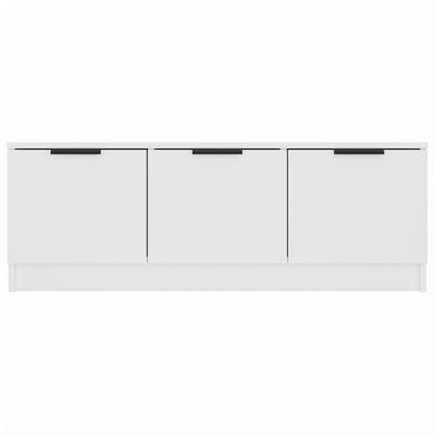 TV-taso valkoinen 102x35x36,5 cm tekninen puu