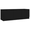 TV-taso musta 102x35x36,5 cm tekninen puu