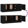 TV-taso musta 102x35x36,5 cm tekninen puu