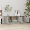 TV-taso betoninharmaa 102x35x36,5 cm tekninen puu