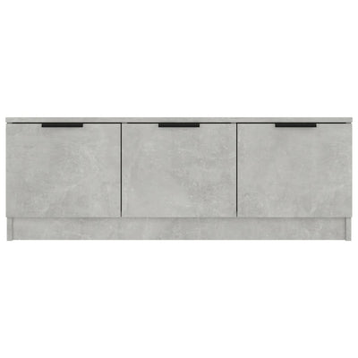 TV-taso betoninharmaa 102x35x36,5 cm tekninen puu