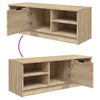 TV-taso Sonoma-tammi 102x35,5x36,5 cm tekninen puu