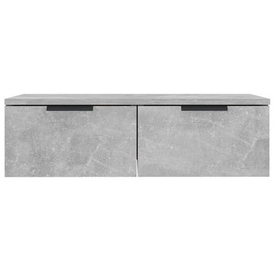 Seinäkaappi betoninharmaa 68x30x20 cm tekninen puu