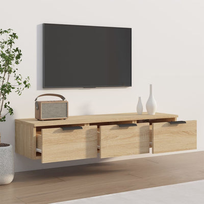 Seinäkaappi Sonoma-tammi 102x30x20 cm tekninen puu