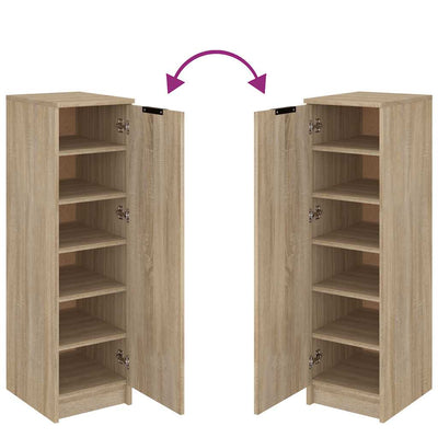 Sonoma tammi kenkäkaappi Luder 30x35x100cm (puinen)