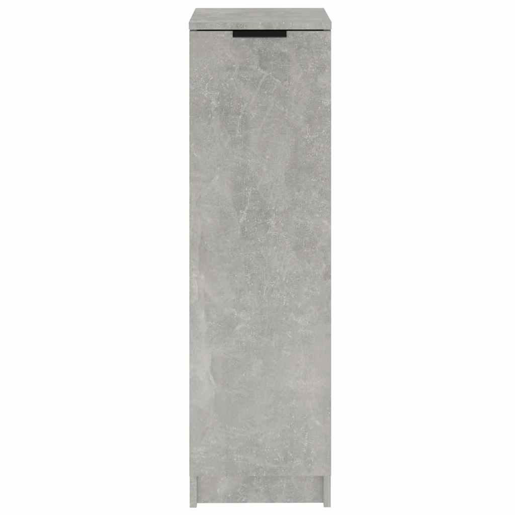Betoninharmaa kenkäkaappi Luder 30x35x100cm (puinen)