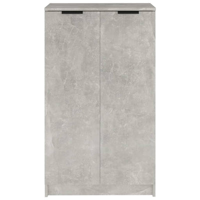 Kenkäkaappi betoninharmaa 59x35x100cm tekninen puu
