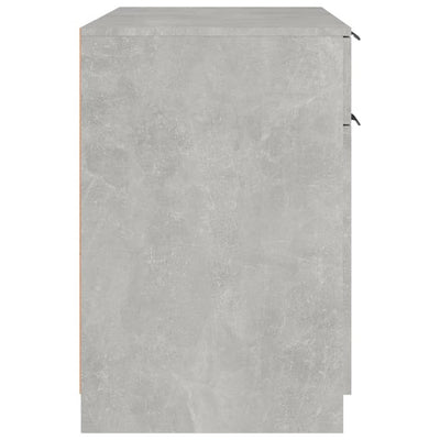 Työpöytä betoninharmaa 100x50x75 cm tekninen puu