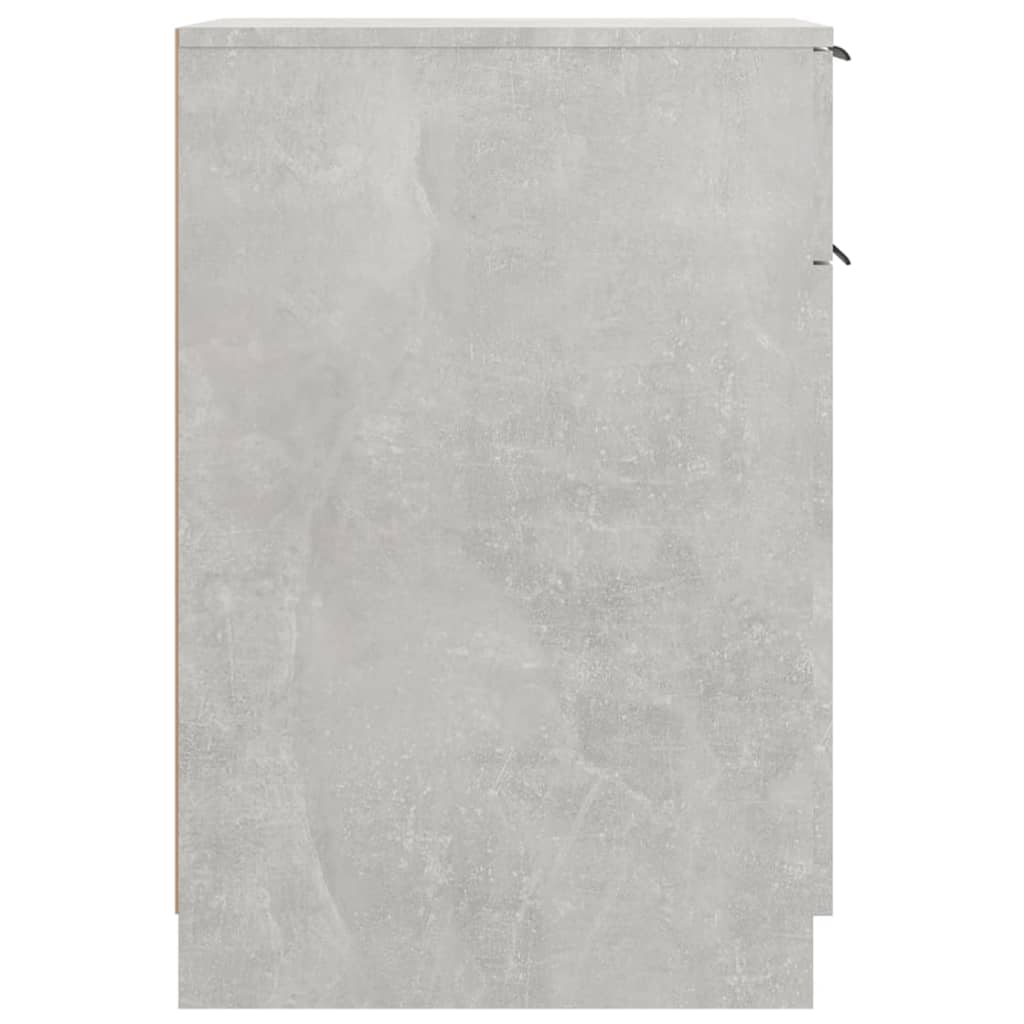 Betoninharmaa pöytäkaappi Petree 33,5x50x75cm (puinen)