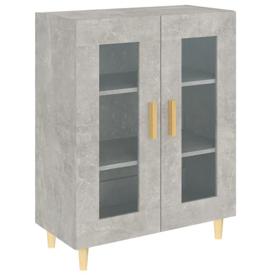 Senkki betoninharmaa 69,5x34x90 cm tekninen puu