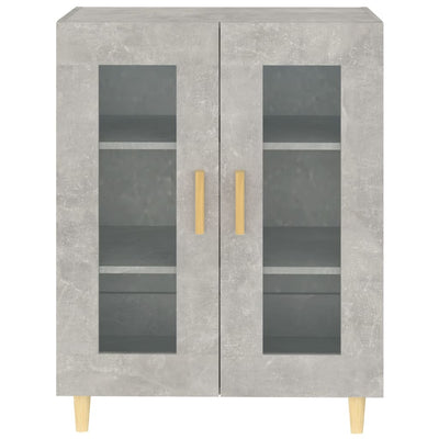 Senkki betoninharmaa 69,5x34x90 cm tekninen puu