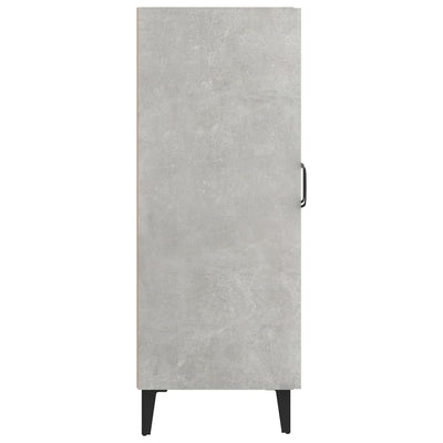 Senkki betoninharmaa 69,5x34x90 cm tekninen puu