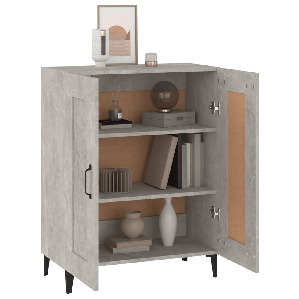 Betoninharmaa senkki Bota 69,5x34x90cm (puinen)
