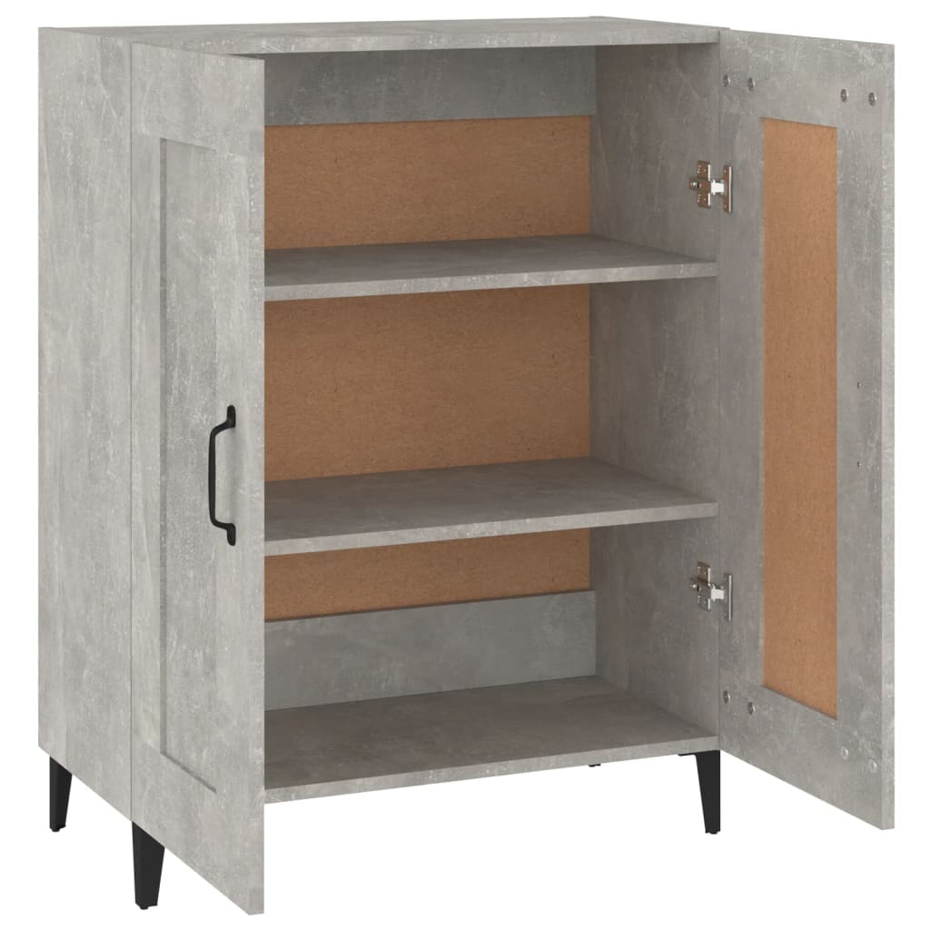 Betoninharmaa senkki Bota 69,5x34x90cm (puinen)
