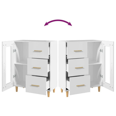 Valkoinen senkki Rucnie 69,5x34x90cm (puinen)