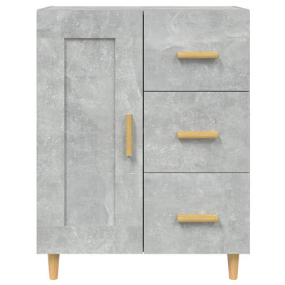 Senkki betoninharmaa 69,5x34x90 cm tekninen puu
