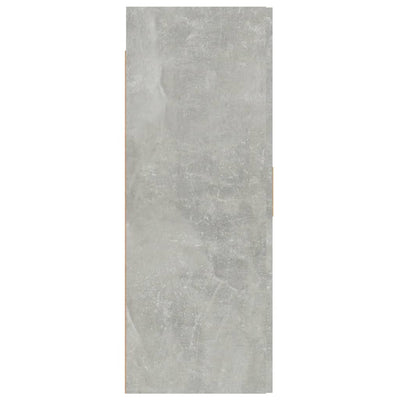 Riippuva seinäkaappi betoninharmaa 69,5x34x90 cm