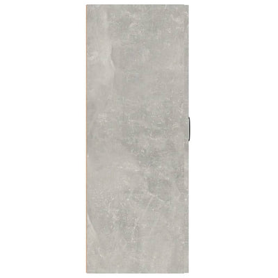 Riippuva kaappi betoninharmaa 69,5x34x90 cm tekninen puu