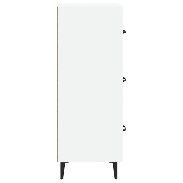 Valkoinen senkki Patrache 34,5x34x90cm (puinen)