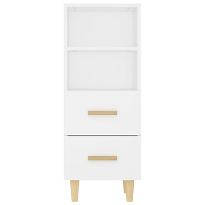 Valkoinen senkki Traianus 34,5x34x90cm (puinen)