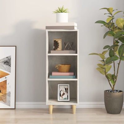 Senkki betoninharmaa 34,5x32,5x90 cm tekninen puu