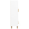 Kaappi valkoinen 70x31x115 cm tekninen puu