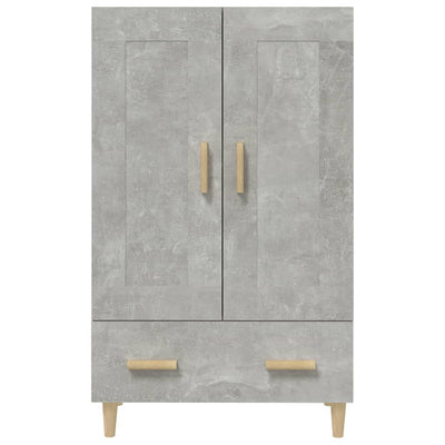 Kaappi betoninharmaa 70x31x115 cm tekninen puu