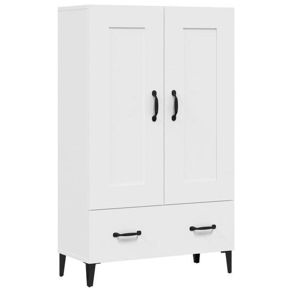 Kaappi valkoinen 70x31x115 cm tekninen puu