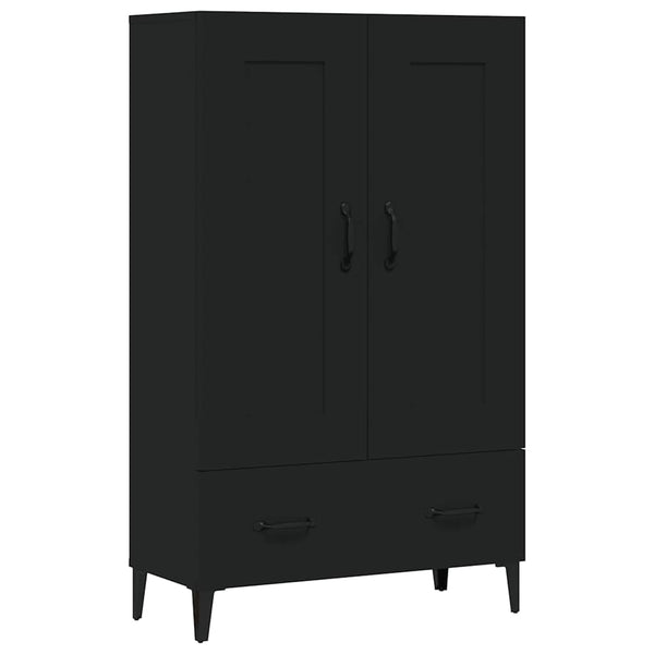 Kaappi musta 70x31x115 cm tekninen puu