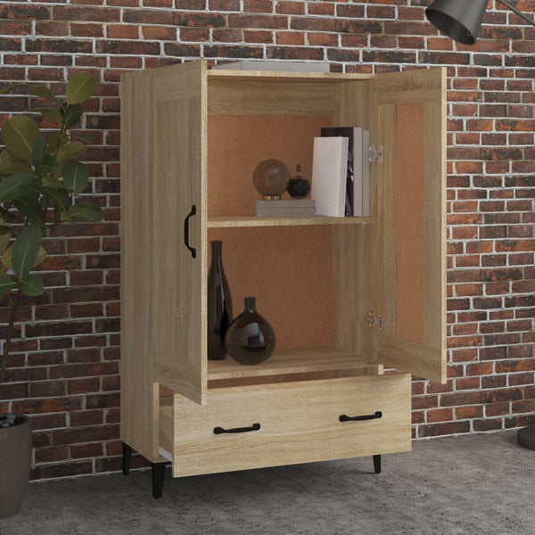 Kaappi Sonoma-tammi 70x31x115 cm tekninen puu