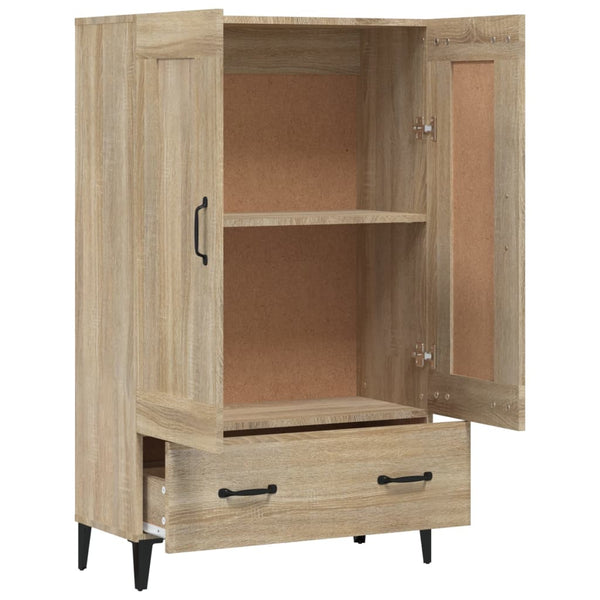 Kaappi Sonoma-tammi 70x31x115 cm tekninen puu