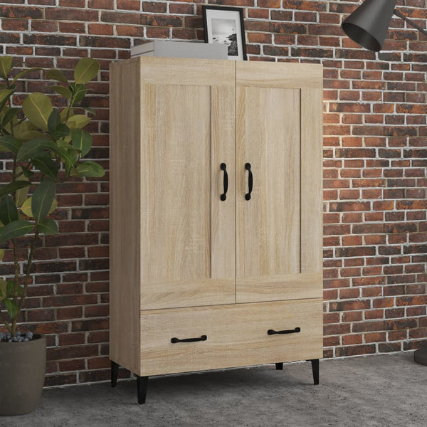 Kaappi Sonoma-tammi 70x31x115 cm tekninen puu