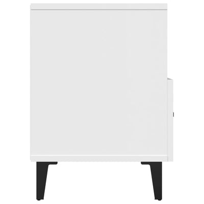 TV-taso valkoinen 80x36x50 cm tekninen puu