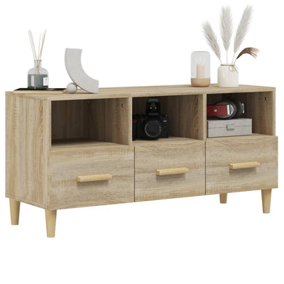 TV-taso Sonoma-tammi 102x36x50 cm tekninen puu