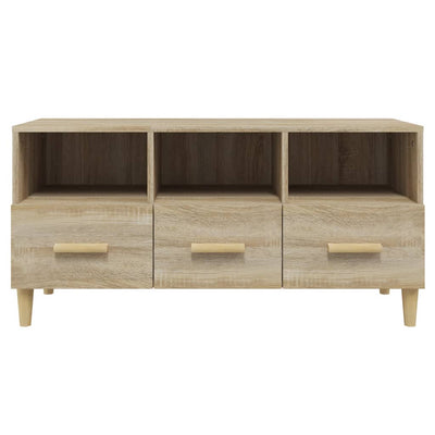TV-taso Sonoma-tammi 102x36x50 cm tekninen puu