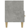 TV-taso betoninharmaa 102x36x50 cm tekninen puu