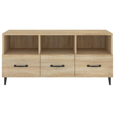 TV-taso Sonoma-tammi 102x35x50 cm tekninen puu