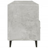 TV-taso betoninharmaa 102x35x50 cm tekninen puu