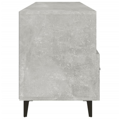TV-taso betoninharmaa 102x35x50 cm tekninen puu